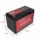 150AH LiFePO4 Pro Series Lithium Battery w/ Bluetooth & Active Cell Balancing 