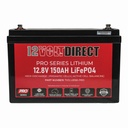 150AH LiFePO4 Pro Series Lithium Battery w/ Bluetooth & Active Cell Balancing 
