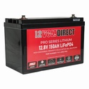 150AH LiFePO4 Pro Series Lithium Battery w/ Bluetooth & Active Cell Balancing 